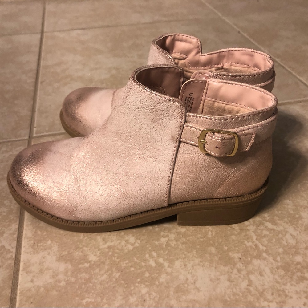 New Never Worn Cat & Jack Pink Girl’s Boots Sz 12